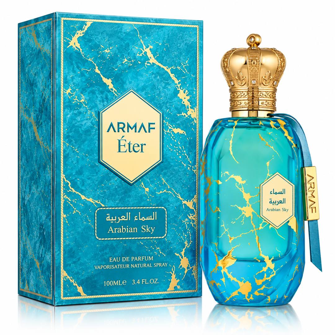 ARABIAN SKY EDP SPRAY POR ARMAF, FRAGANCIA CELESTIAL DE AROMAS CÍTRICOS - 1