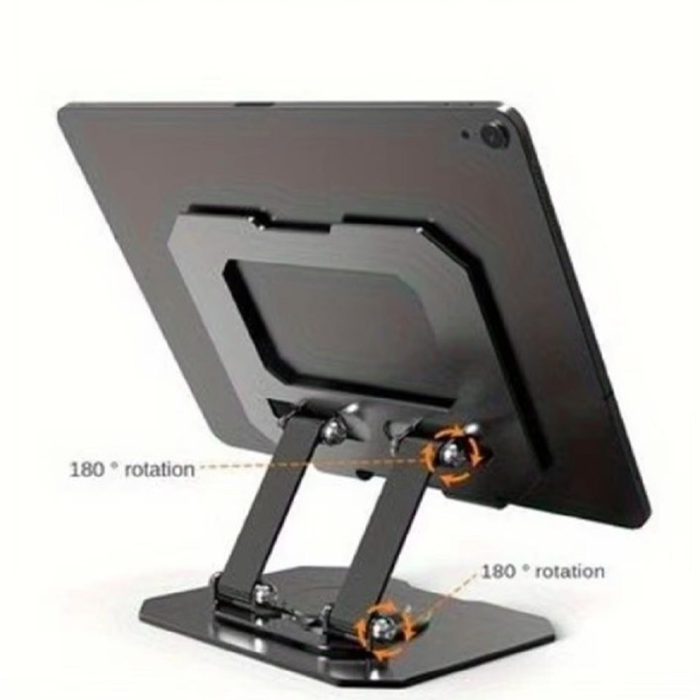 SOPORTE SEISA PARA TABLET ALUMINIO GIRATORIO 360° BASE PLEGABLE - 3