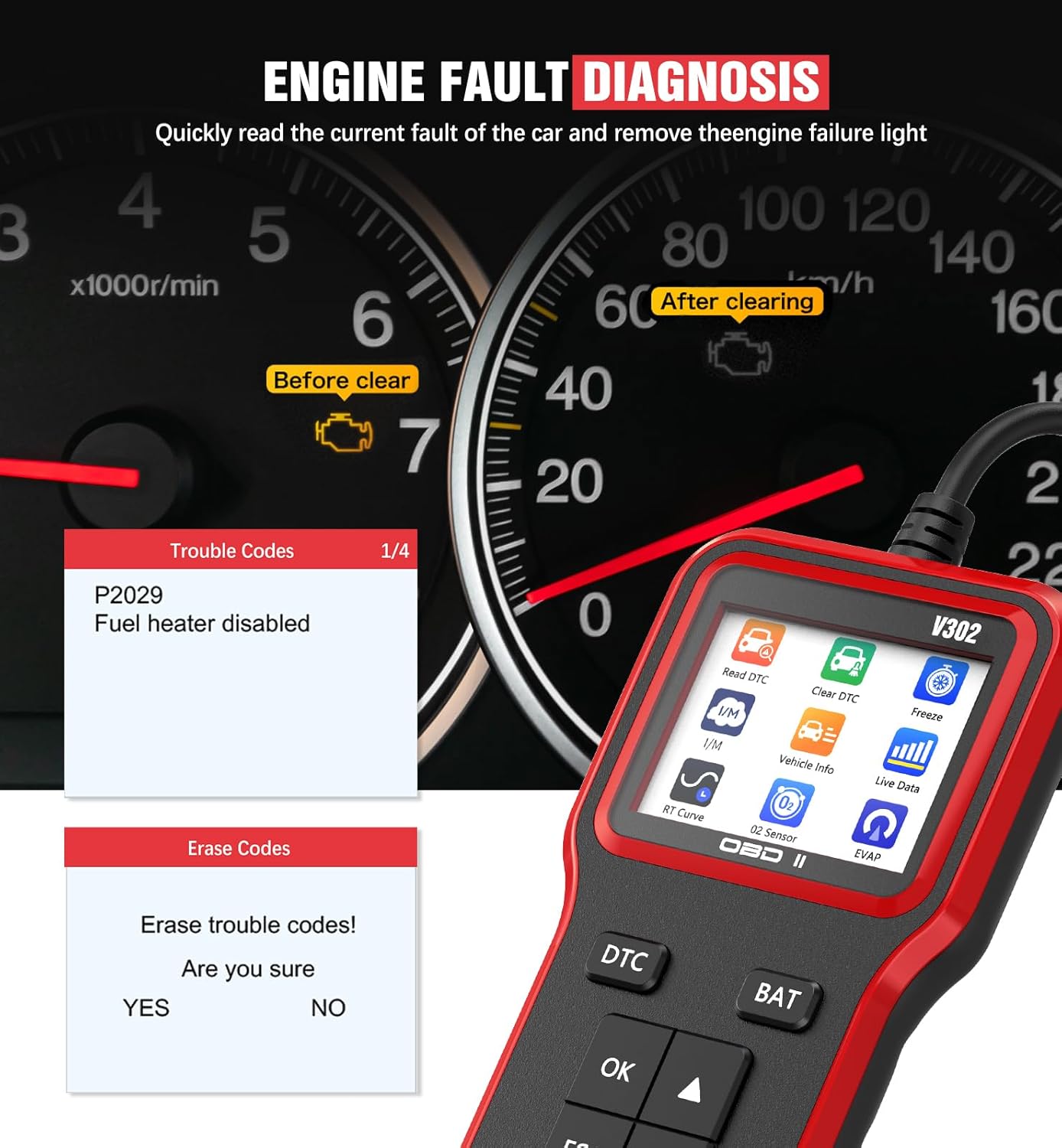 ESCÁNER OBD2 PARA DIAGNÓSTICO DE AUTOS Y VEHÍCULOS - 2