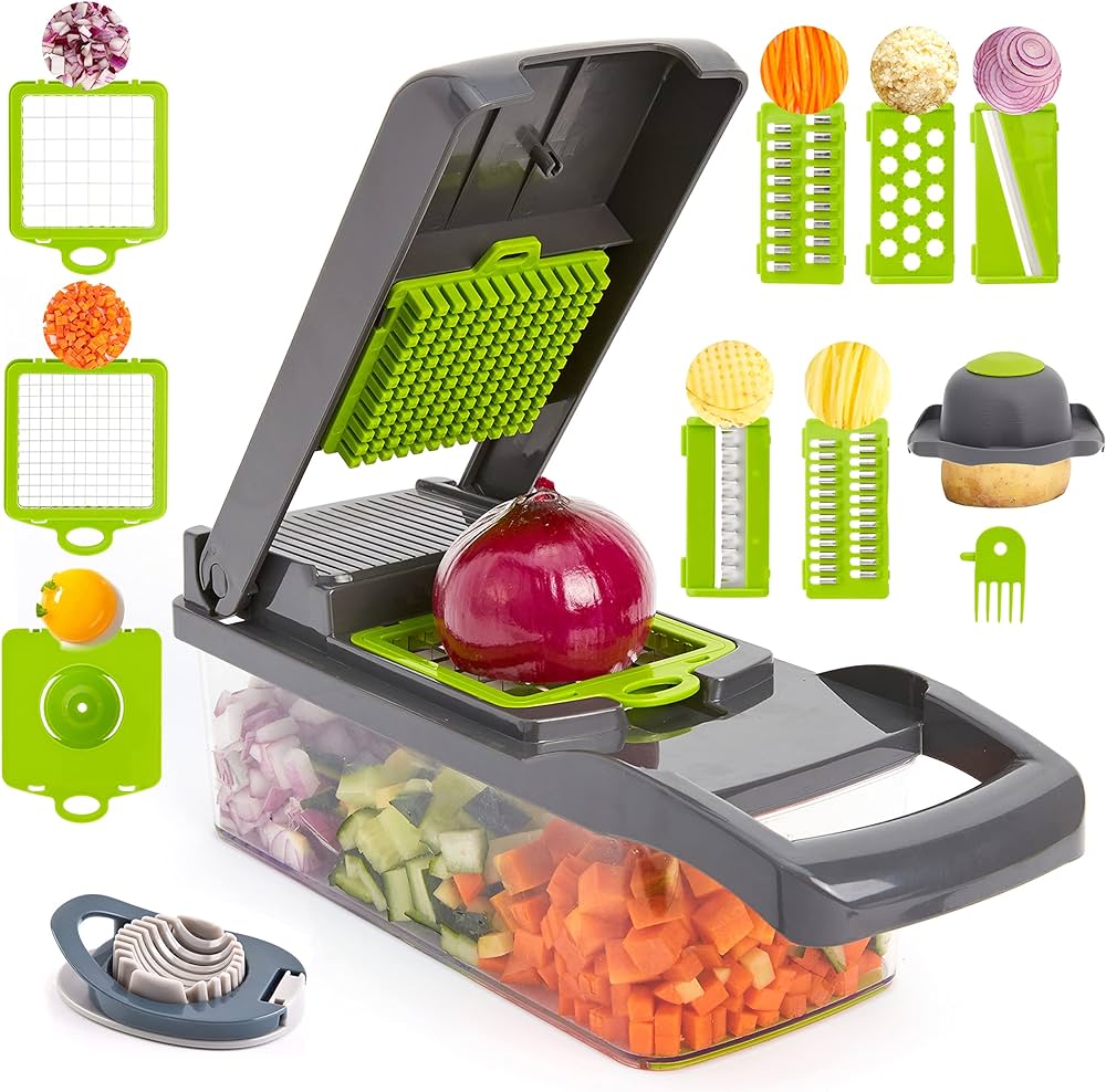 PICADOR DE VERDURAS ALIMENTOS MULTIFUNCION - 2