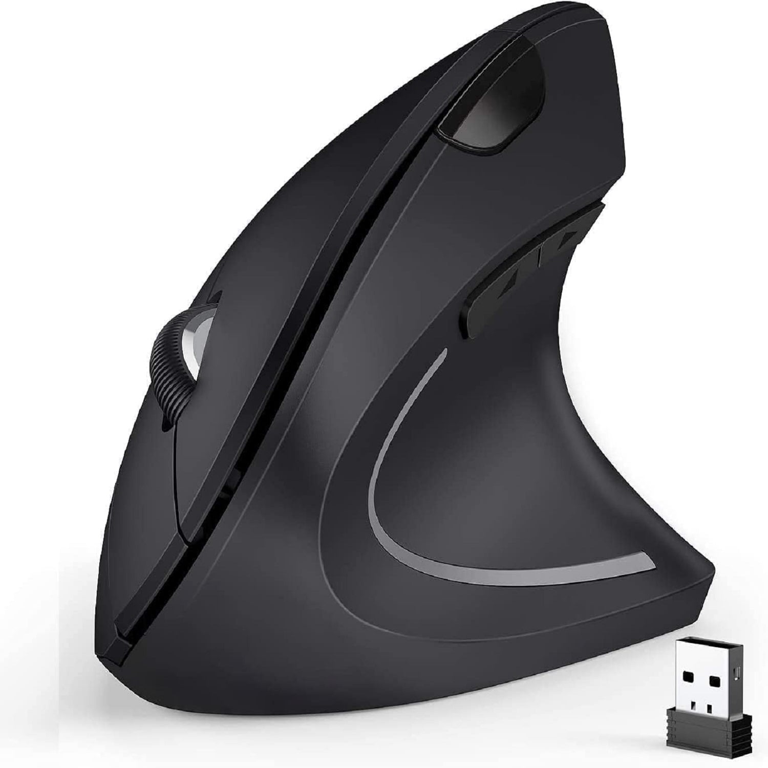MOUSE ERGONÓMICO INALÁMBRICO 2,4 G MOUSE VERTICAL - 1