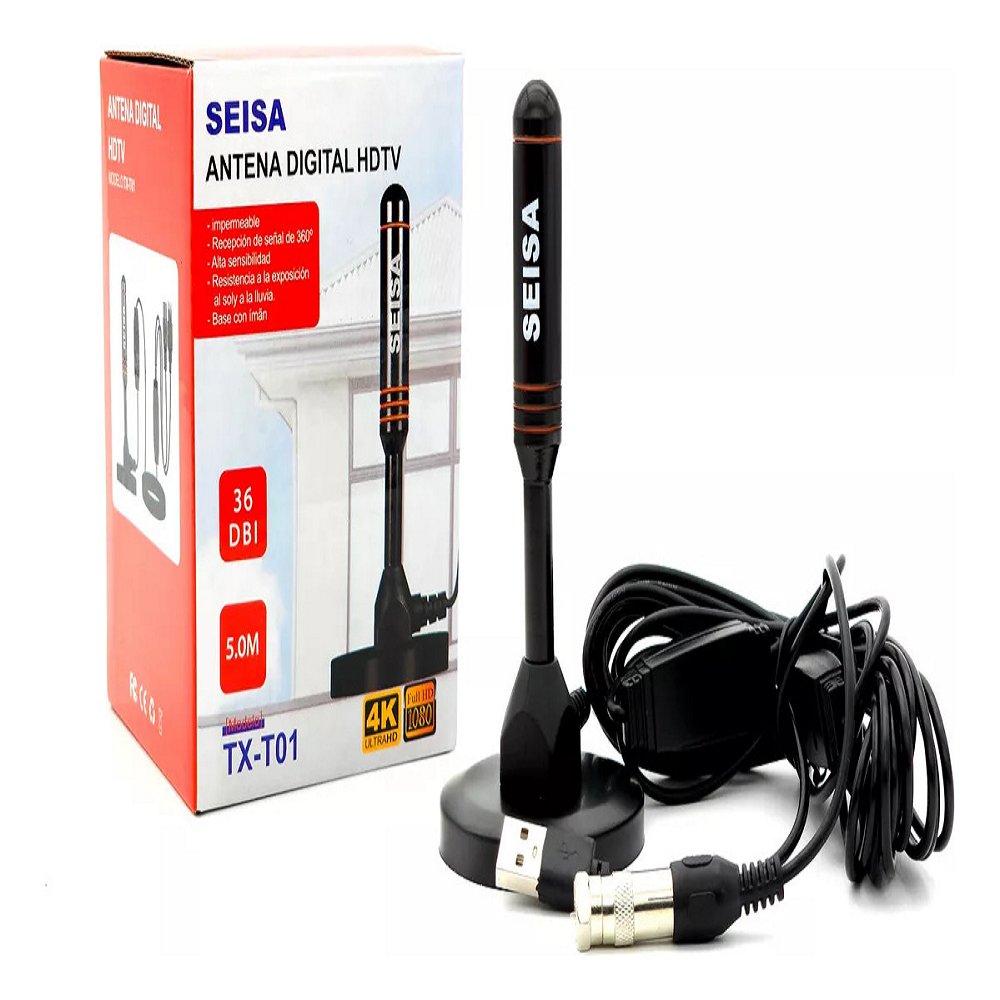 ANTENA DIGITAL TV HD PARA TV LCD SMART TV CON SEÑAL ABIERTA HD - 2