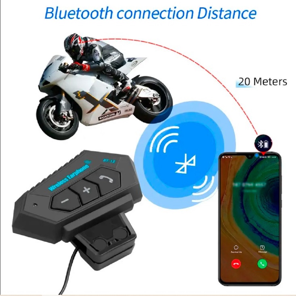 AUDÍFONOS BLUETOOTH PARA CASCO MOTO AURICULARES INALÁMBRICOS - 2