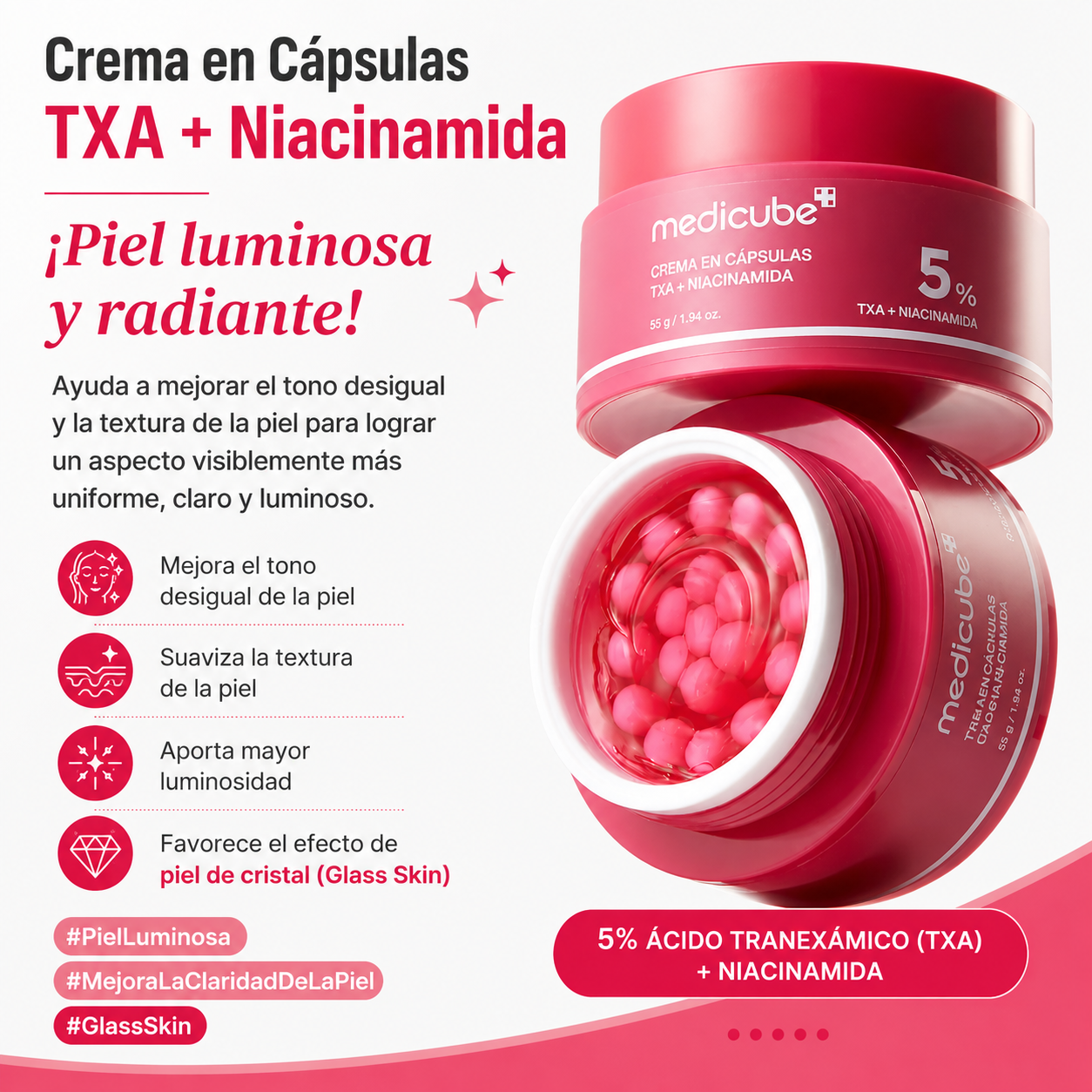 MEDICUBE TXA NIACINAMIDE CAPSULE CREAM 55GR - 3
