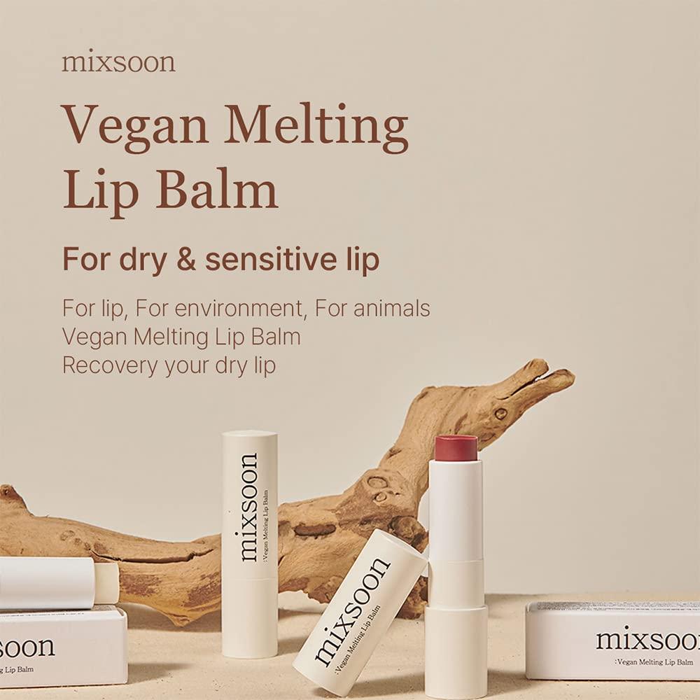 MIXSOON BÁLSAMO LABIAL VEGANO DRY ROSE 4.1 G – KOREA SKIN CARE - 2