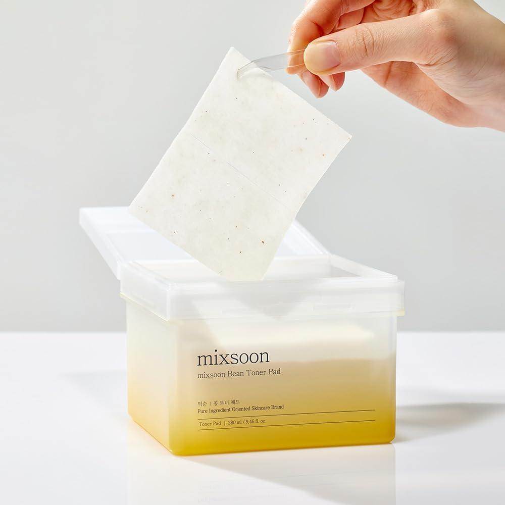 MIXSOON ALMOHADILLAS TONIFICANTES CON BEAN 280 ML (70 UN) – KOREA SKIN CARE - 3