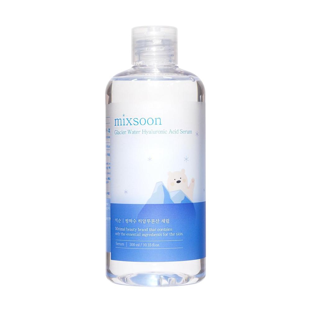MIXSOON SÉRUM DE AGUA GLACIAR Y ÁCIDO HIALURÓNICO 300 ML – KOREA SKIN CARE - 1