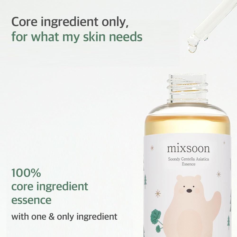 MIXSOON ESENCIA DE CENTELLA ASIÁTICA SOONDY 100 ML – KOREA SKIN CARE - 3