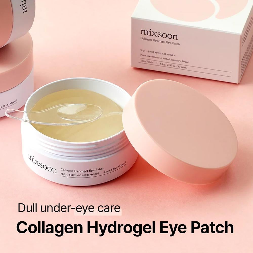 MIXSOON PARCHES OCULARES HIDROGEL CON COLÁGENO 84 G (30 PARES) – KOREA SKIN CARE - 2