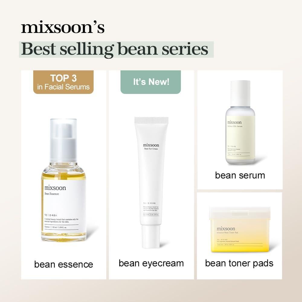 MIXSOON CONTORNO DE OJOS CON BEAN 20 ML – KOREA SKIN CARE - 2