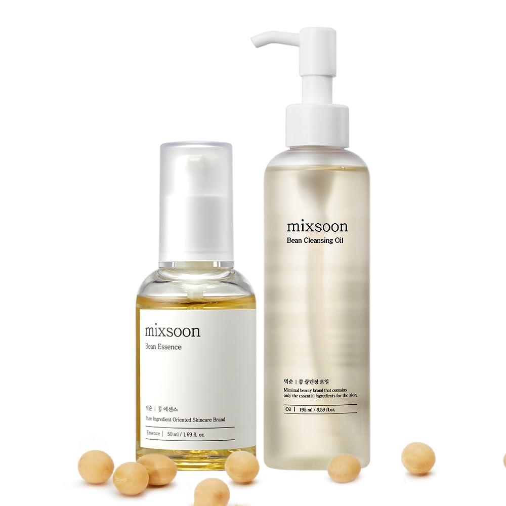 MIXSOON PACK ACEITE BEAN 195 ML + ESENCIA BEAN 30 ML – KOREA SKIN CARE - 1