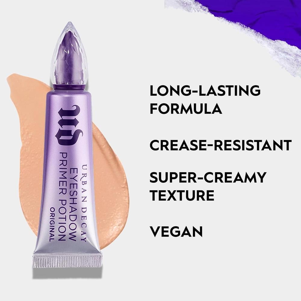 URBAN DECAY PREBASE DE SOMBRAS EYESHADOW PRIMER POTION RESISTENTE AL AGUA Y DE LARGA DURACIÓN | 0.16OZ - 3
