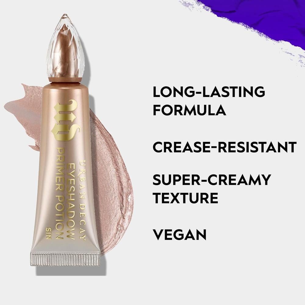 URBAN DECAY PREBASE PARA SOMBRAS CON BRILLO SIN 0.33 OZ PARA TODO TIPO DE PIEL - 3