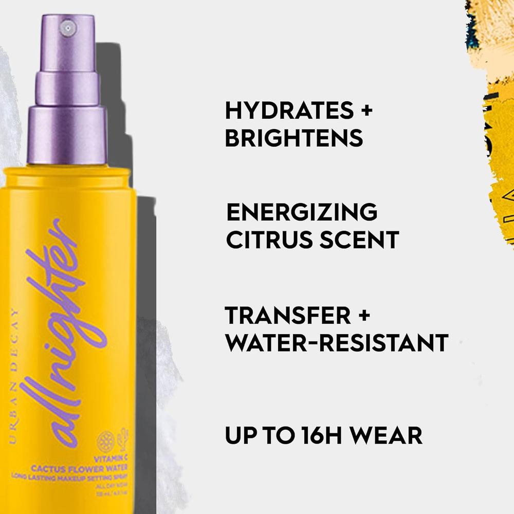 URBAN DECAY ALL NIGHTER SPRAY FIJADOR VITAMINA C PIEL SECA 16H | 1OZ - 3