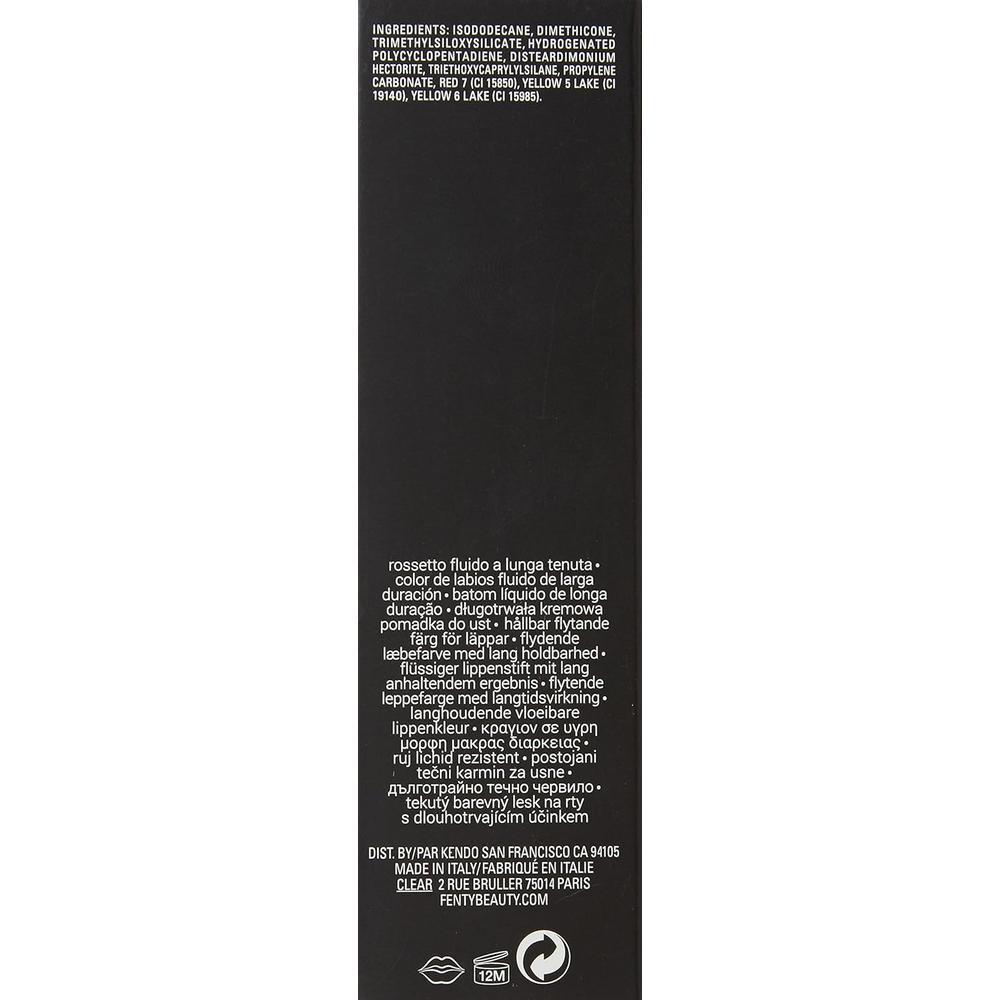 FENTY LABIAL LÍQUIDO STUNNA LIP PAINT TONO UNCENSORED ROJO UNIVERSAL – BY RIHANNA - 4