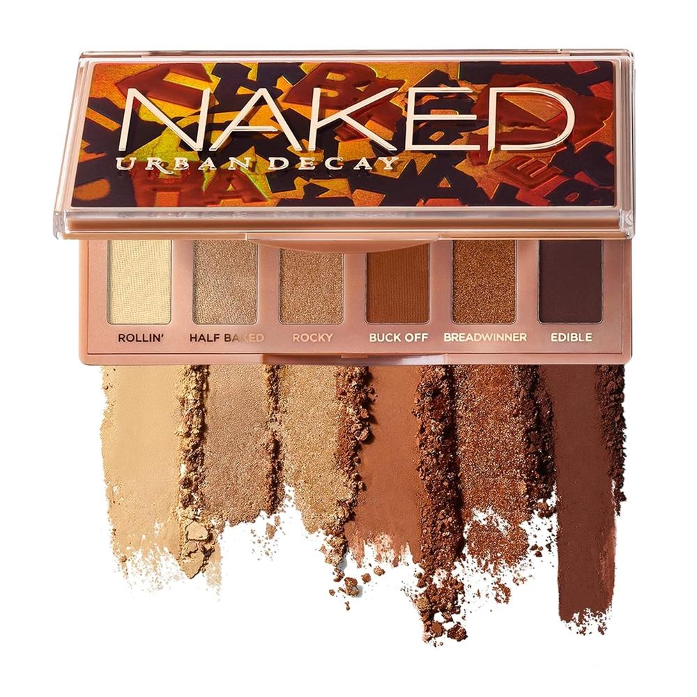 URBAN DECAY NAKED MINI PALETA 6 SOMBRAS MATE SHIMMER METÁLICO | MINI NAKED - MEDIO HORNEADO - 1