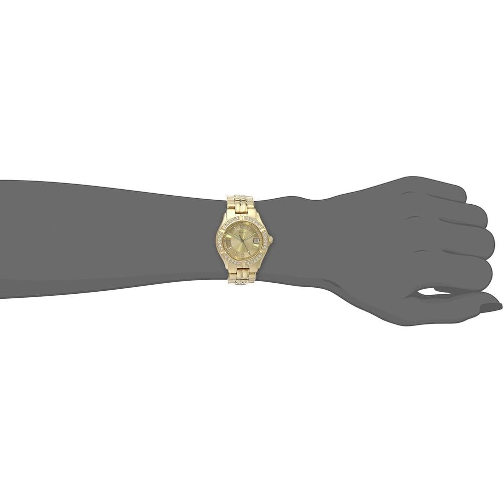 GUESS GOLD U85110L1 reloj para mujer con pulsera metálica tipo brazalete | Dorado/Champán - 3