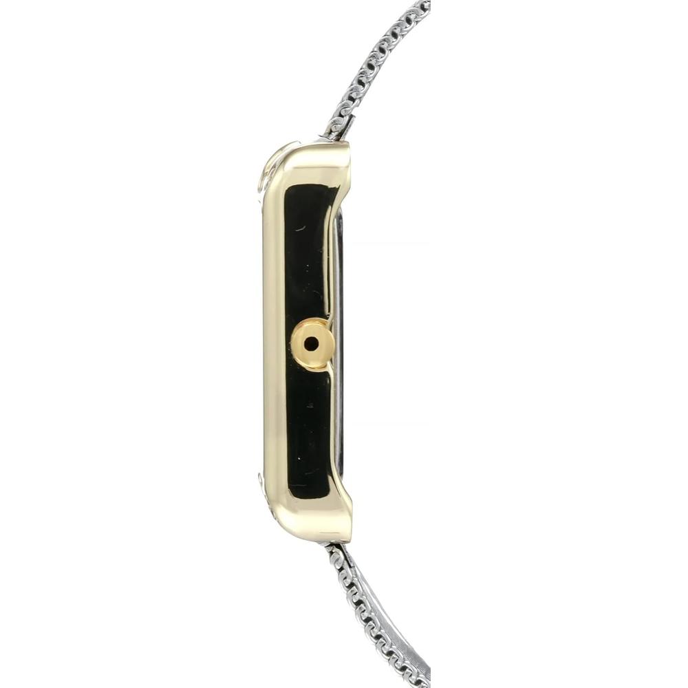 NINE WEST NW/2090CHGB RELOJ FEMENINO CON CORREA TIPO MALLA | PLATEADO/ORO - 3