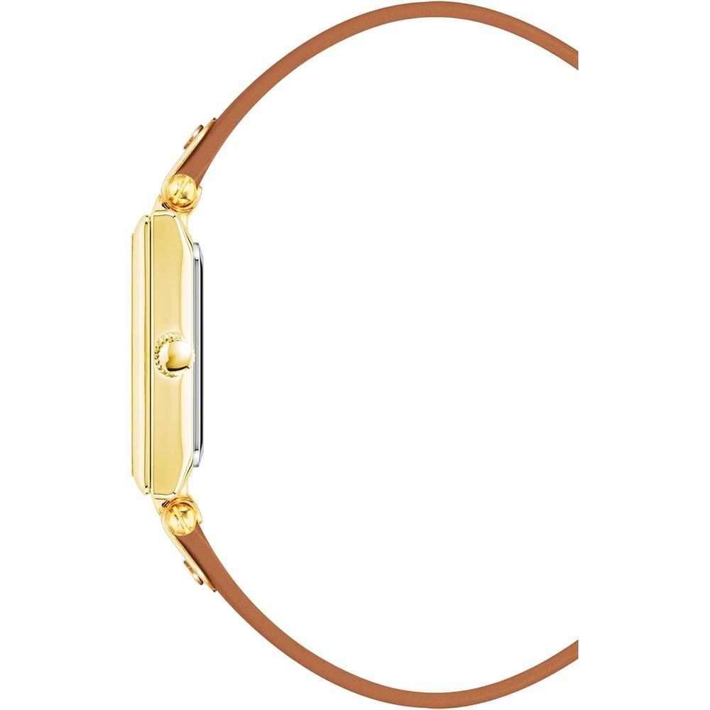 ANNE KLEIN AK/3752 RELOJ FEMENINO CON CORREA DE PIEL | MARRÓN MIEL/ORO - 3