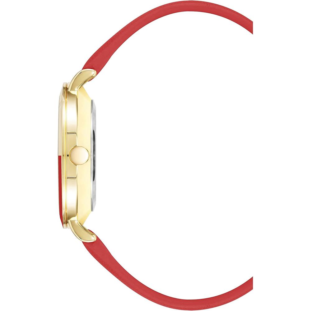 NINE WEST NW/2346GPGN RELOJ PARA DAMA CON CORREA CLÁSICA | ORO/ROJO - 3