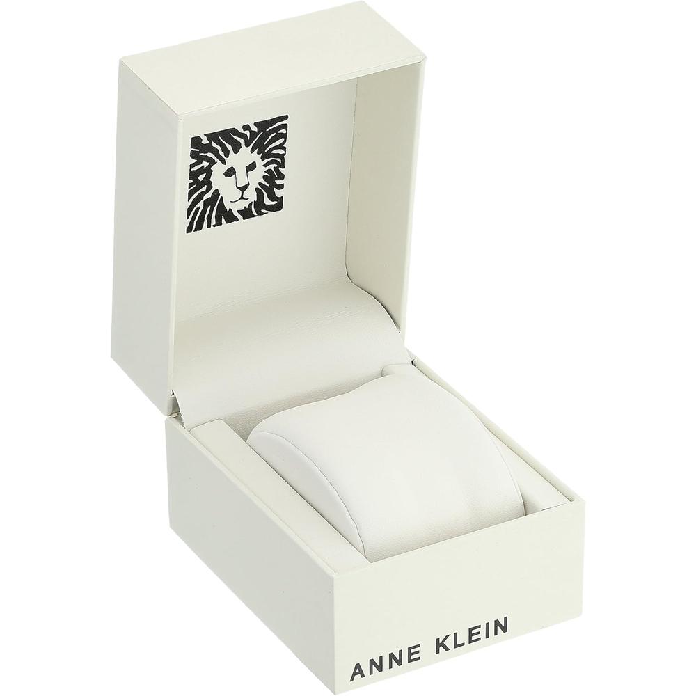 ANNE KLEIN AK/1980BKGB RELOJ PARA MUJER CON DIAMANTE Y PULSERA TIPO BRAZALETE | BLANCO/ORO ROSA - 4