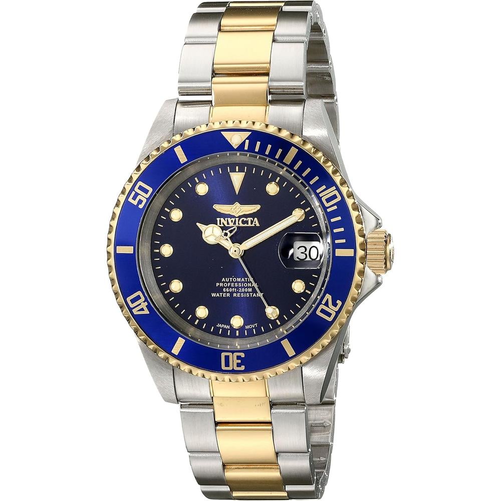INVICTA 35690 RELOJ AUTOMÁTICO PARA HOMBRE PRO DIVER CON BISEL TIPO MONEDA | ACERO/ORO/AZUL OSCURO - 1
