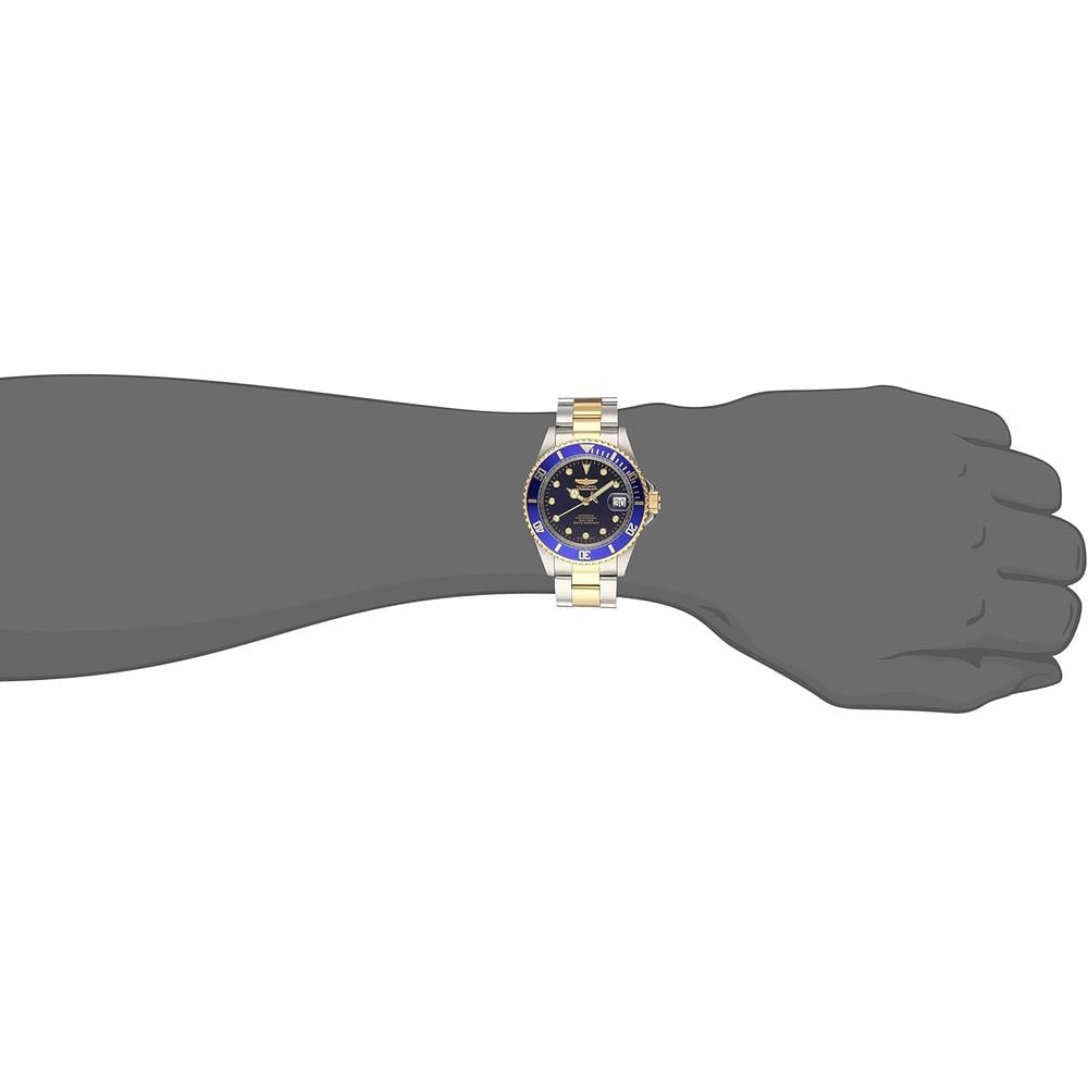 INVICTA 35690 RELOJ AUTOMÁTICO PARA HOMBRE PRO DIVER CON BISEL TIPO MONEDA | ACERO/ORO/AZUL OSCURO - 3