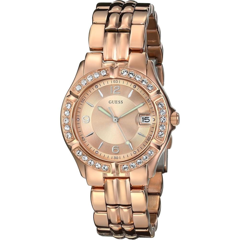 GUESS GOLD U0026L1 RELOJ PARA MUJER CON PULSERA METÁLICA TIPO BRAZALETE | ORO ROSA - 2