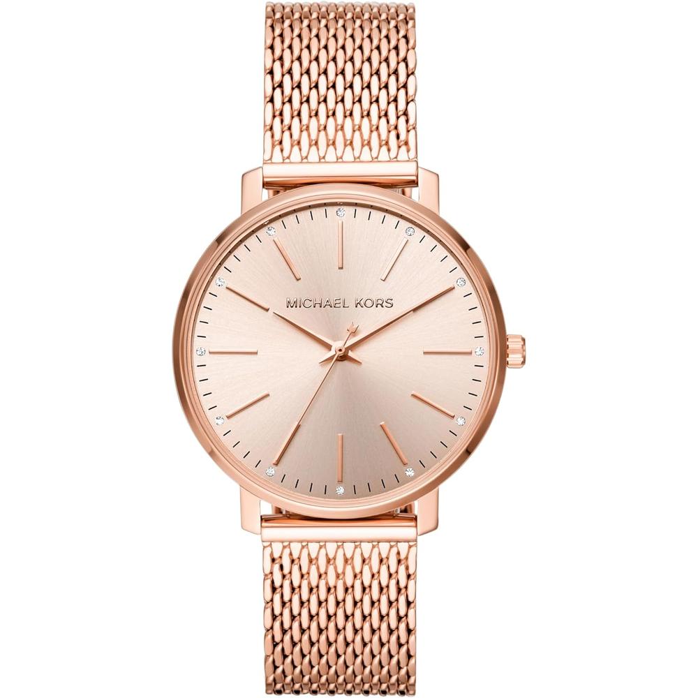 MICHAEL KORS PYPER RELOJ PARA MUJER CON CORREA DE ACERO | ROSA ORO - 1