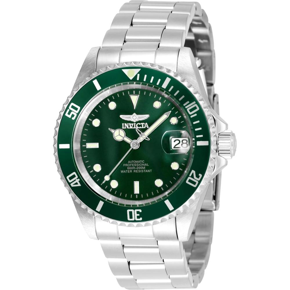 INVICTA 35690 RELOJ AUTOMÁTICO PARA HOMBRE PRO DIVER CON BISEL TIPO MONEDA | PLATA/VERDE - 1