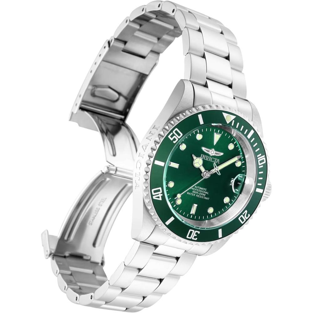 INVICTA 35690 RELOJ AUTOMÁTICO PARA HOMBRE PRO DIVER CON BISEL TIPO MONEDA | PLATA/VERDE - 2