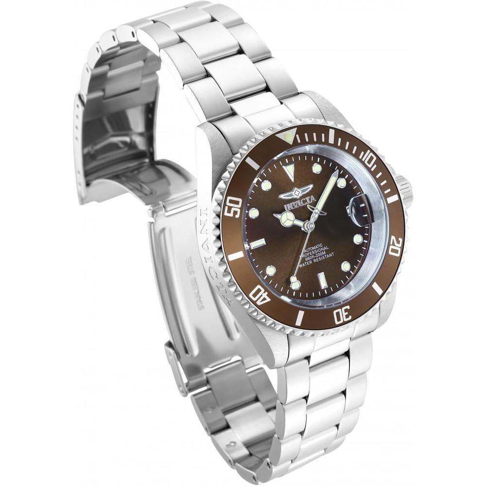 INVICTA 35690 RELOJ AUTOMÁTICO PARA HOMBRE PRO DIVER CON BISEL TIPO MONEDA | PLATA/MARRON - 2