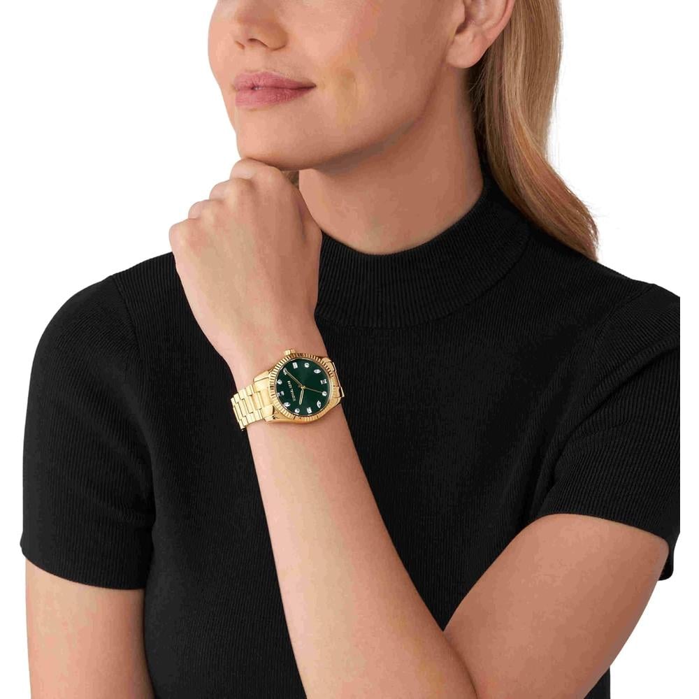 MICHAEL KORS MK4739 RELOJ LEXINGTON PARA MUJER CON CORREA METÁLICA | DORADA/VERDE - 3