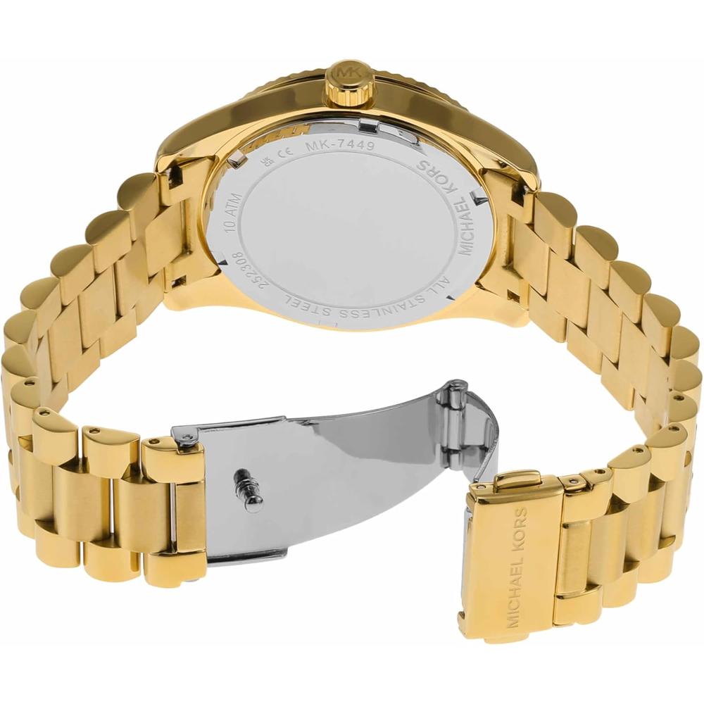 MICHAEL KORS MK4739 RELOJ LEXINGTON PARA MUJER CON CORREA METÁLICA | DORADA/VERDE - 5
