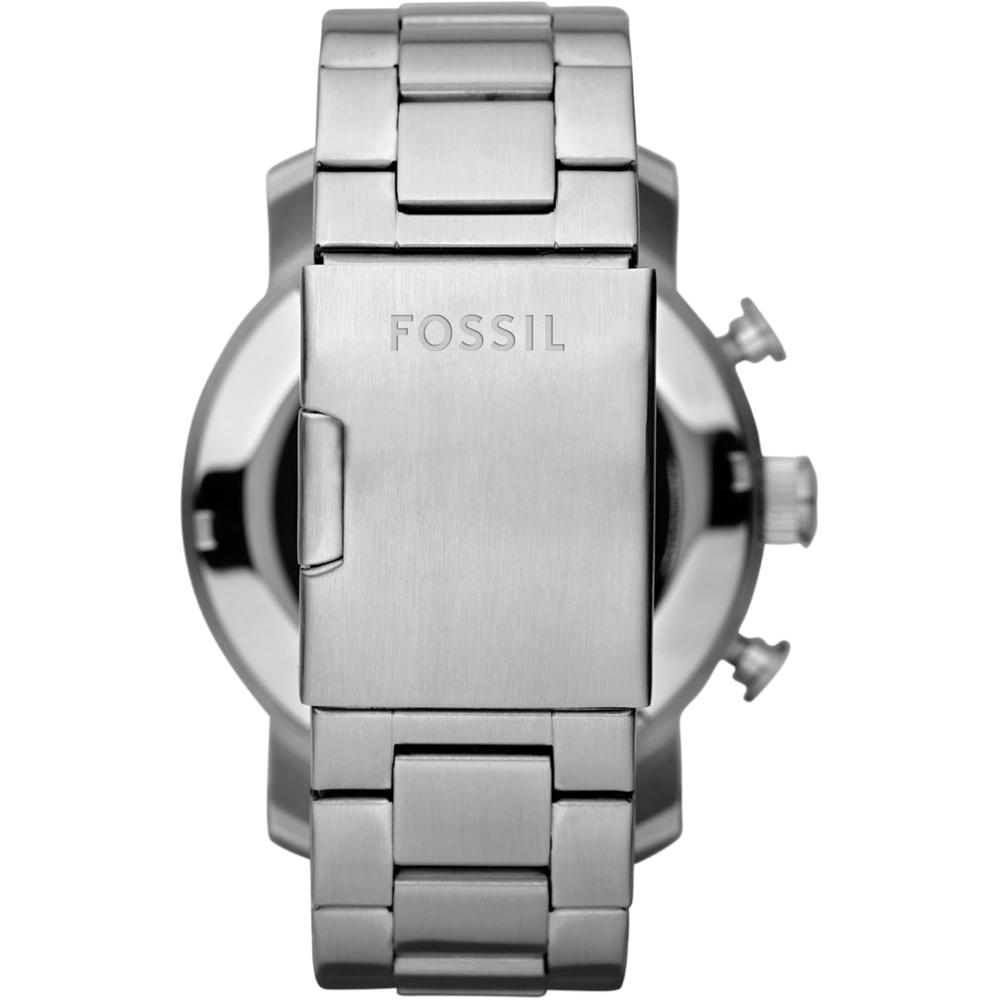 FOSSIL JR1353 RELOJ PARA HOMBRE NATE CRONÓGRAFO DE ACERO INOXIDABLE | PLATEADO - 3