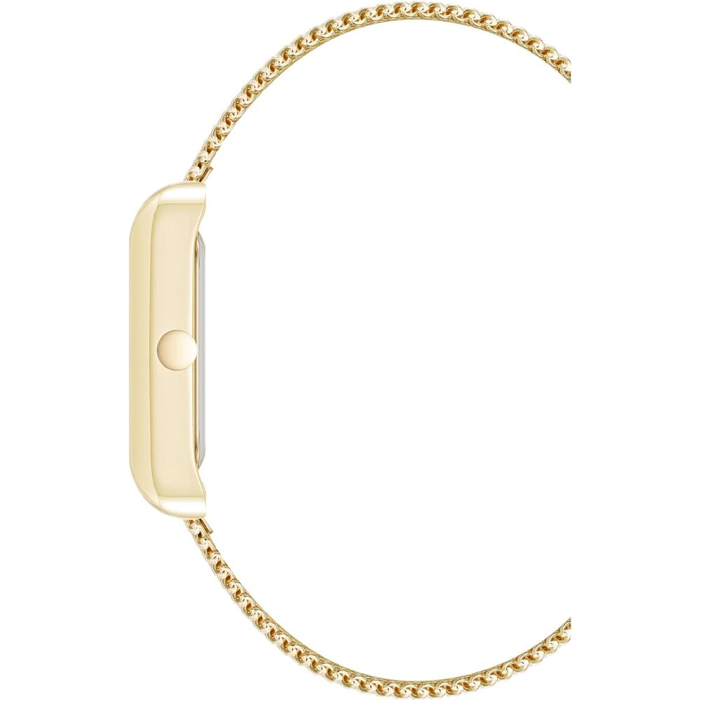 NINE WEST NW/2090CHGB RELOJ FEMENINO CON CORREA TIPO MALLA | DORADO/NEGRO - 3