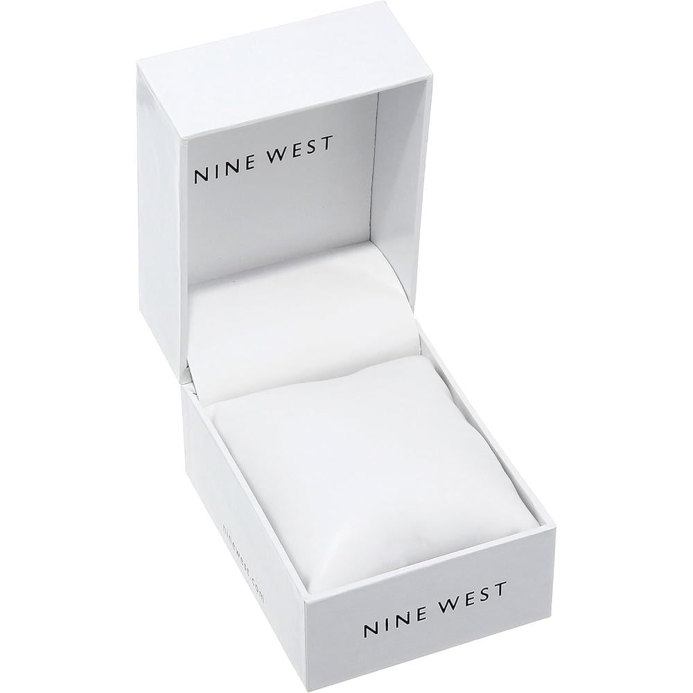 NINE WEST NW/2090CHGB RELOJ FEMENINO CON CORREA TIPO MALLA | GUNMETAL GREY - 4