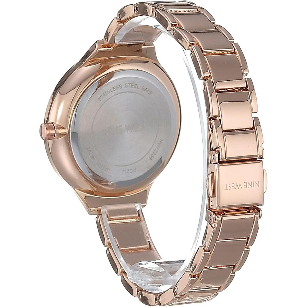 NINE WEST NW/2336BLRG RELOJ ELEGANTE PARA DAMA | ORO ROSA - 6