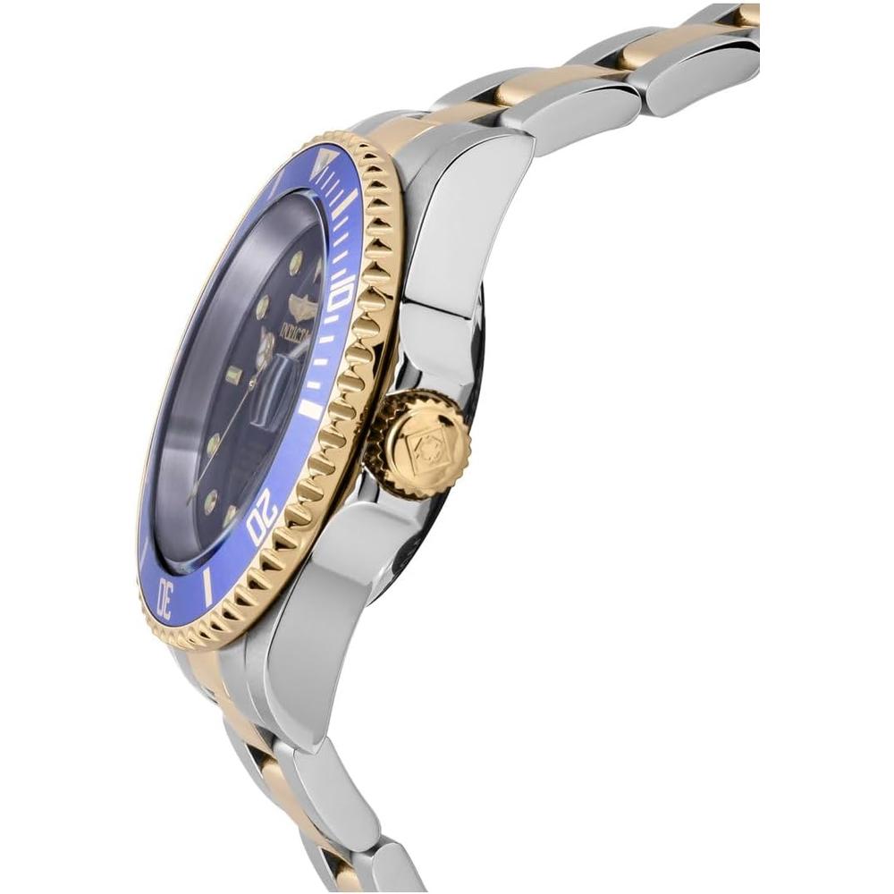 INVICTA 35690 RELOJ AUTOMÁTICO PARA HOMBRE PRO DIVER CON BISEL TIPO MONEDA | ACERO/ORO/AZUL CLARO - 3