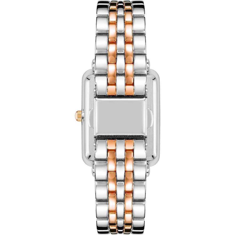 ANNE KLEIN AK/3761SVTT RELOJ ELEGANTE CON BRILLO PARA MUJER | PLATEADO/ORO ROSA - 4
