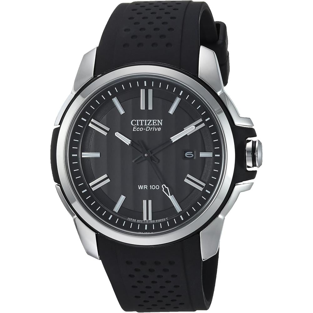 CITIZEN AW1150-07E RELOJ PARA HOMBRE ECO-DRIVE WEEKENDER CON CORREA DE POLIURETANO | NEGRO - 1