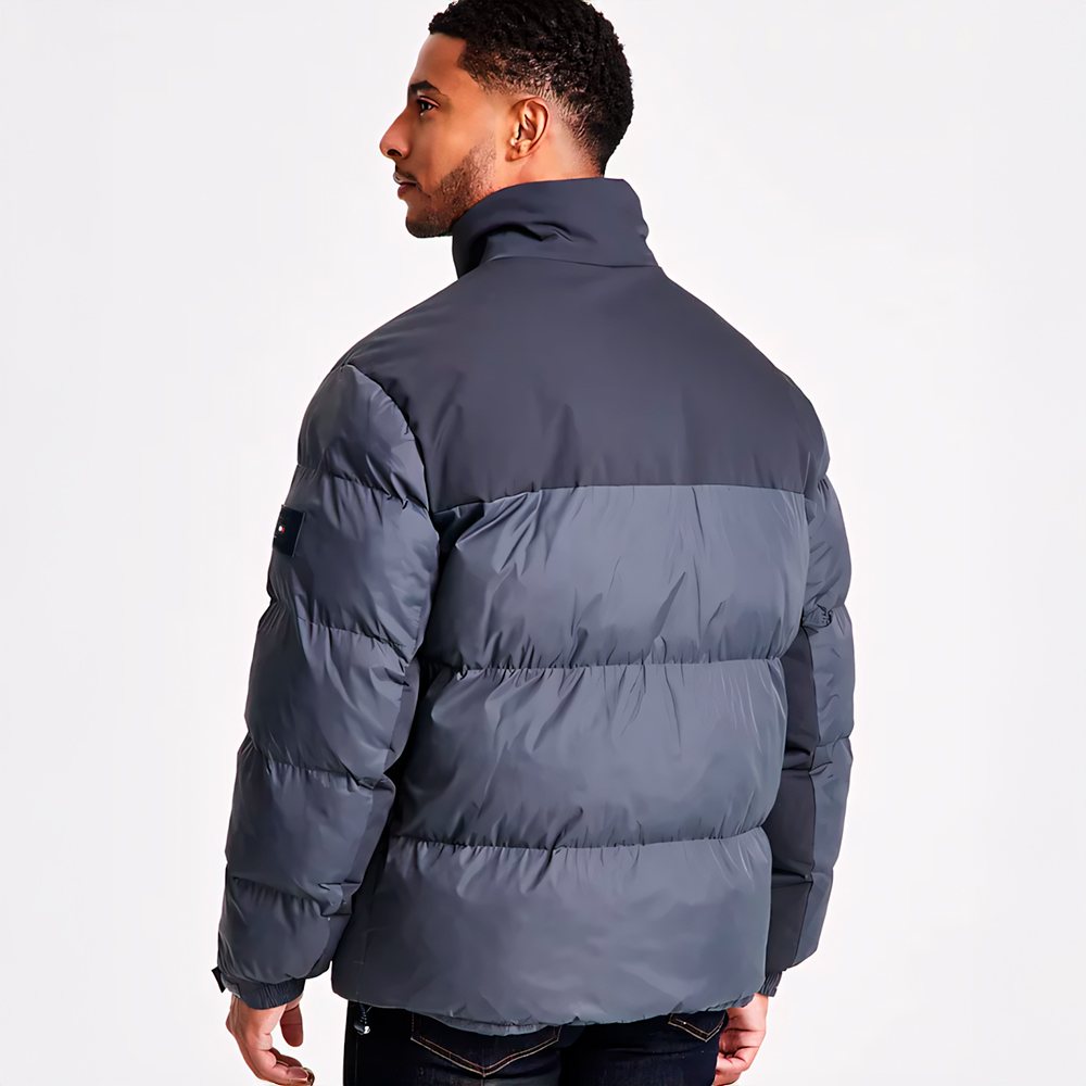 TOMMY HILFIGER MIXED-MEDIA PUFFER CASACA HOMBRE - 2