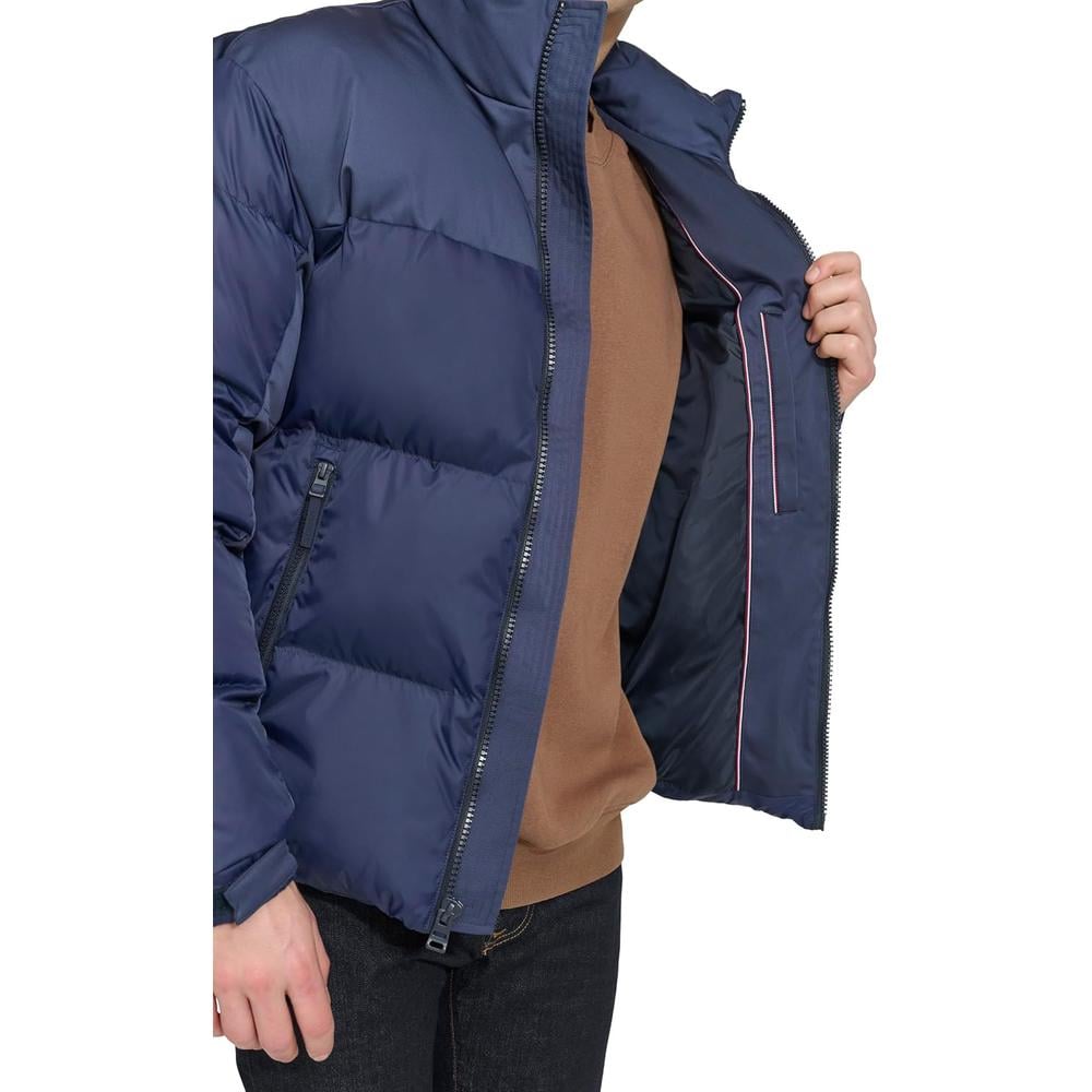 TOMMY HILFIGER MIXED-MEDIA PUFFER CASACA HOMBRE - 5