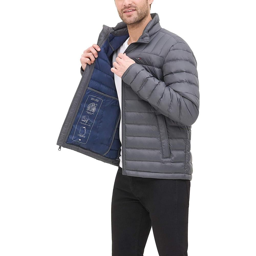 TOMMY HILFIGER REAL DOWN INSULATED PACKABLE PUFFER CASACA HOMBRE - 3