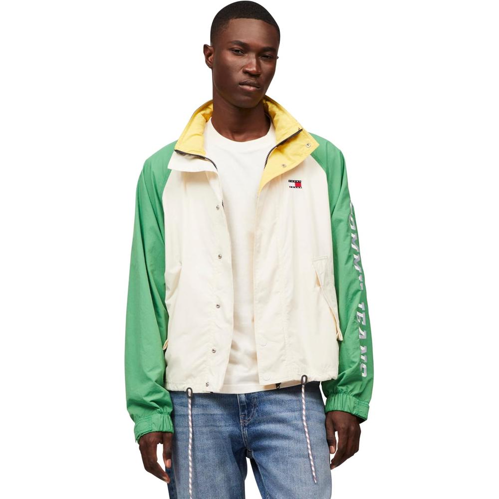 TOMMY HILFIGER JEANS CHAQUETA IMPERMEABLE COLORBLOCK CASACA HOMBRE - 1