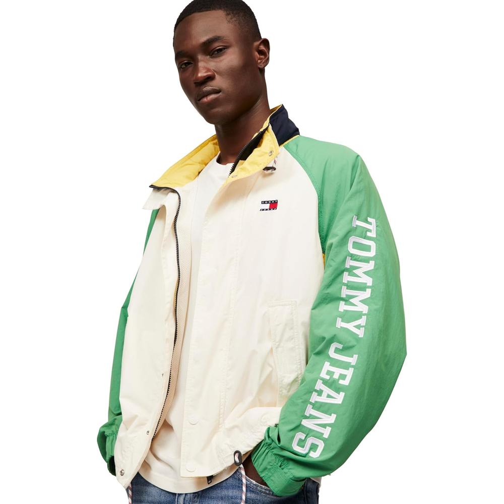 TOMMY HILFIGER JEANS CHAQUETA IMPERMEABLE COLORBLOCK CASACA HOMBRE - 2