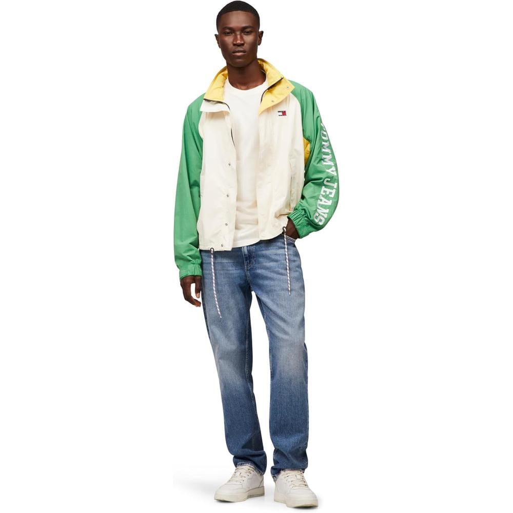 TOMMY HILFIGER JEANS CHAQUETA IMPERMEABLE COLORBLOCK CASACA HOMBRE - 3
