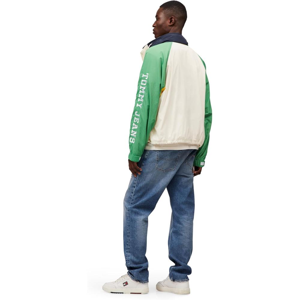 TOMMY HILFIGER JEANS CHAQUETA IMPERMEABLE COLORBLOCK CASACA HOMBRE - 4