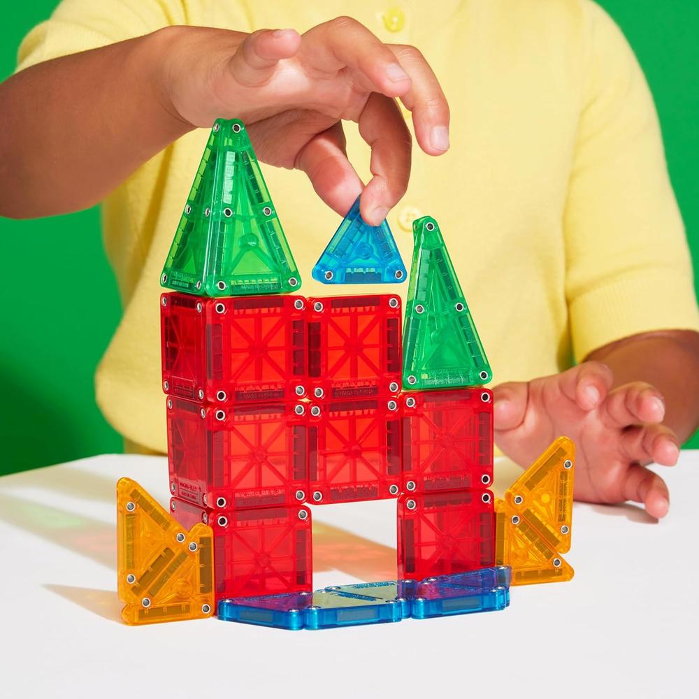 MAGNA-TILES - MICROMAGS 26-PIEZAS TRAVEL SET DE CONSTRUCCIÓN MAGNÉTICO - 4