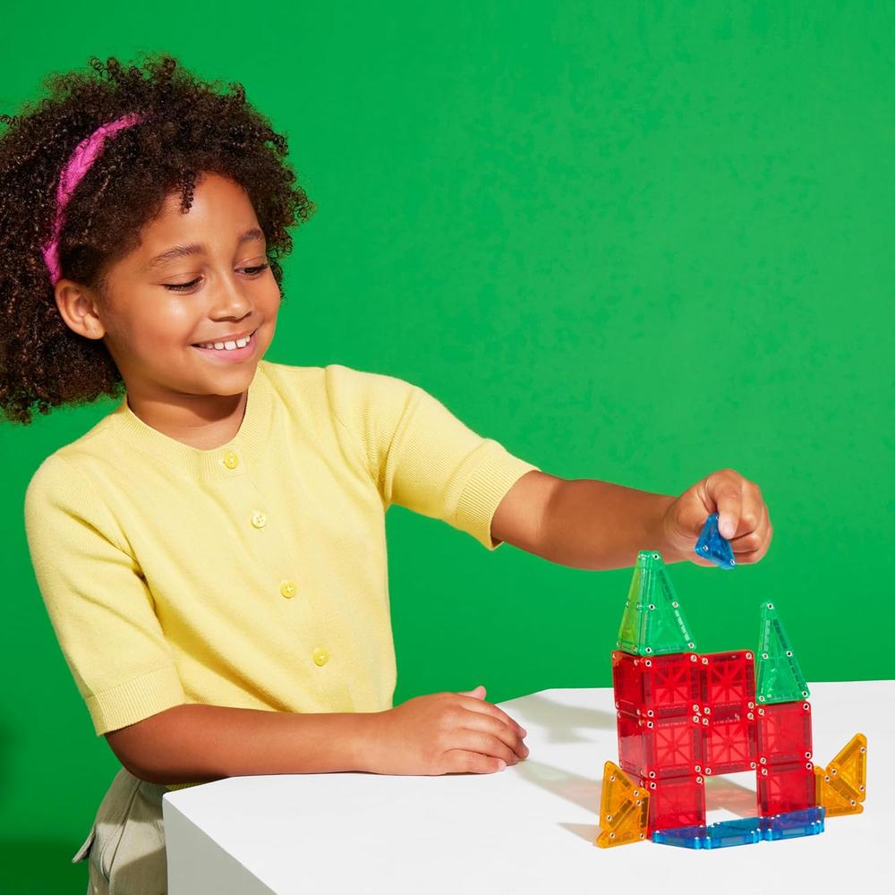 MAGNA-TILES - MICROMAGS 26-PIEZAS TRAVEL SET DE CONSTRUCCIÓN MAGNÉTICO - 5